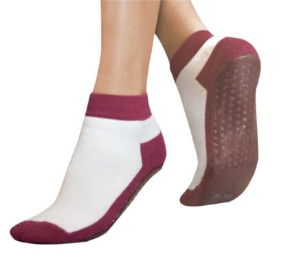 Anti-rutsch-Socken-bordeaux