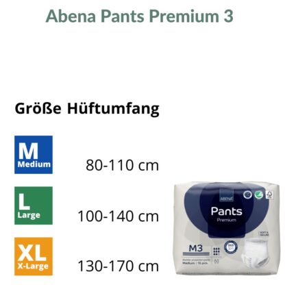 Abena Pants Premium 3 Größen